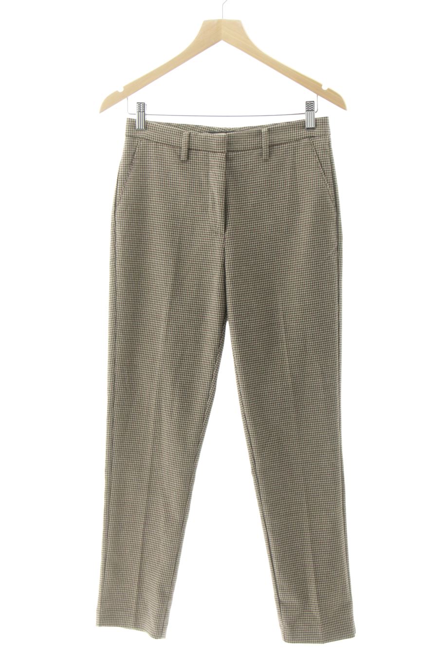 Pantaloni de Mango de la talla 36, de color quadri