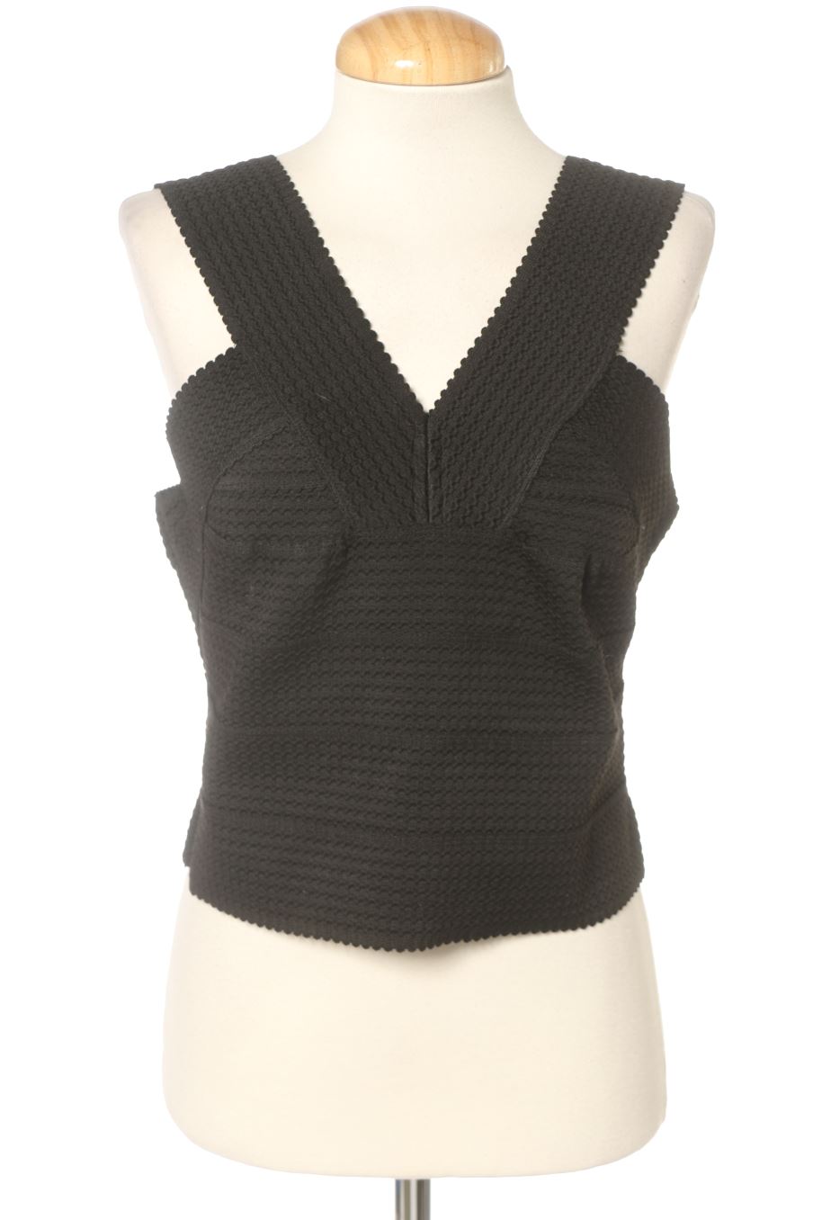 Top H&M de la taille M, de couleur noir