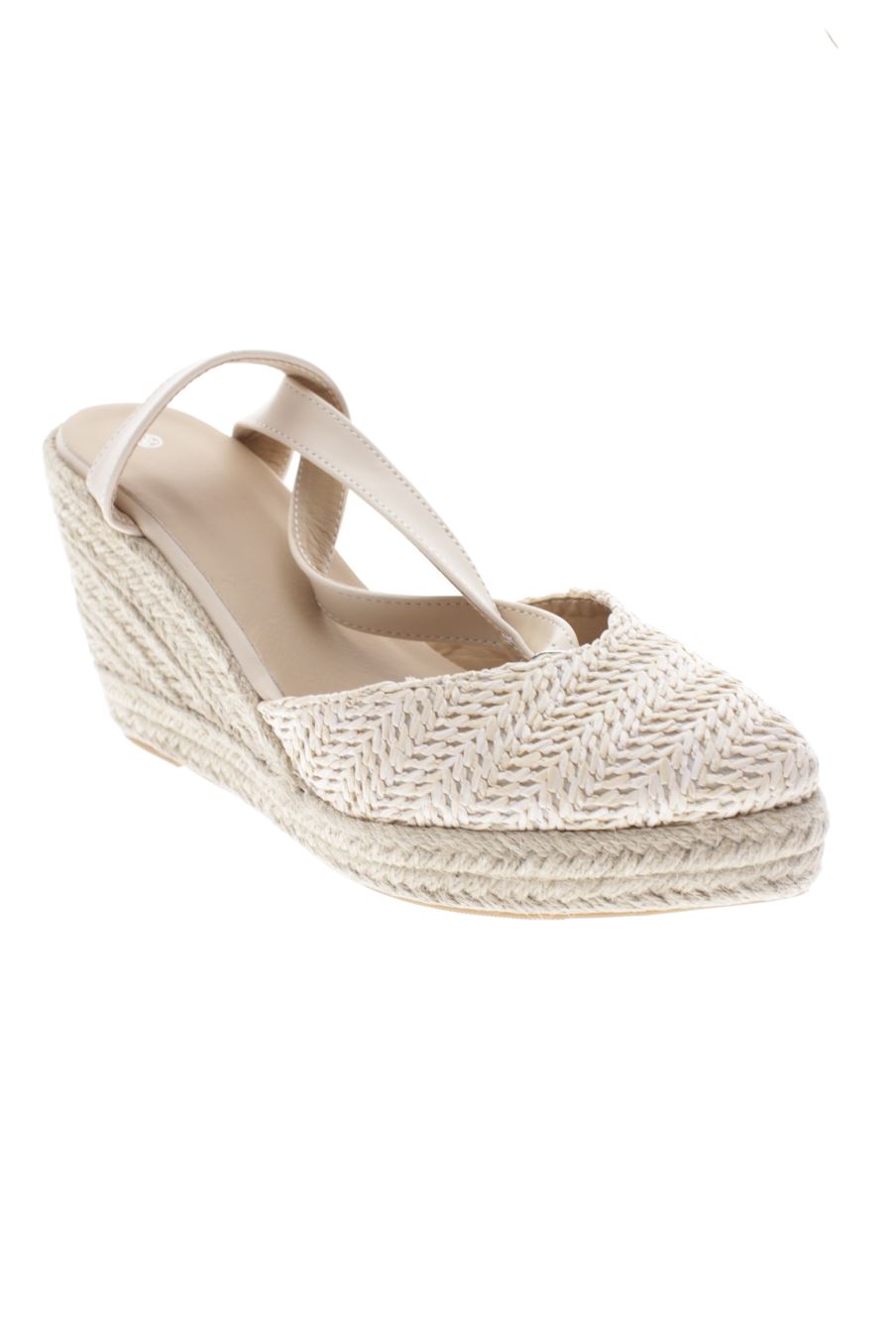 Sandalias tacon de PERCENTIL de la talla 38, de color beige de