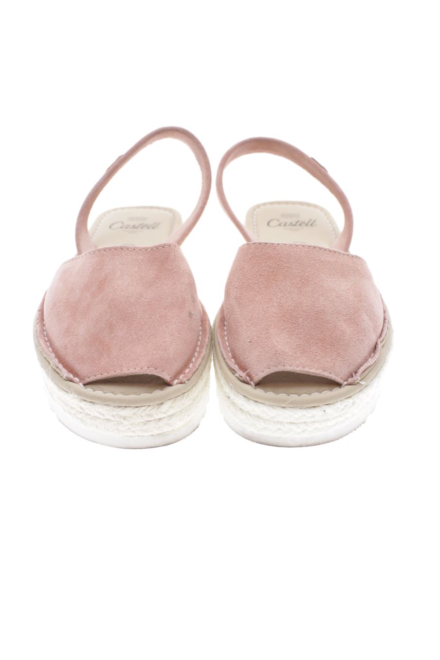 Sandalias planas de Castell de la talla 37, de color rosa de