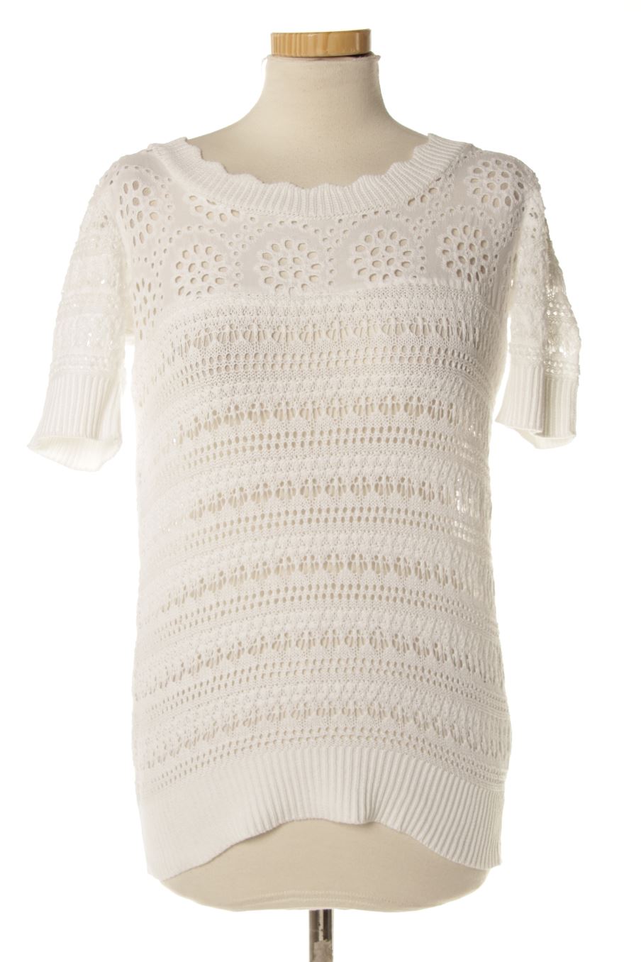 Jersey de Linea Tesini de la talla 36, de color blanco