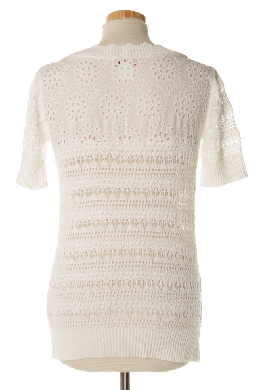 Jersey de Linea Tesini de la talla 36, de color blanco