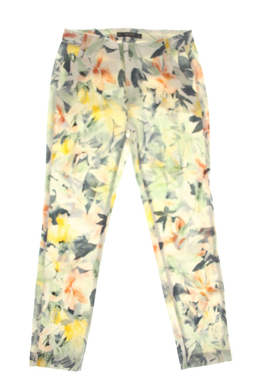 Pantalones de Zara de la talla 34, de color flores