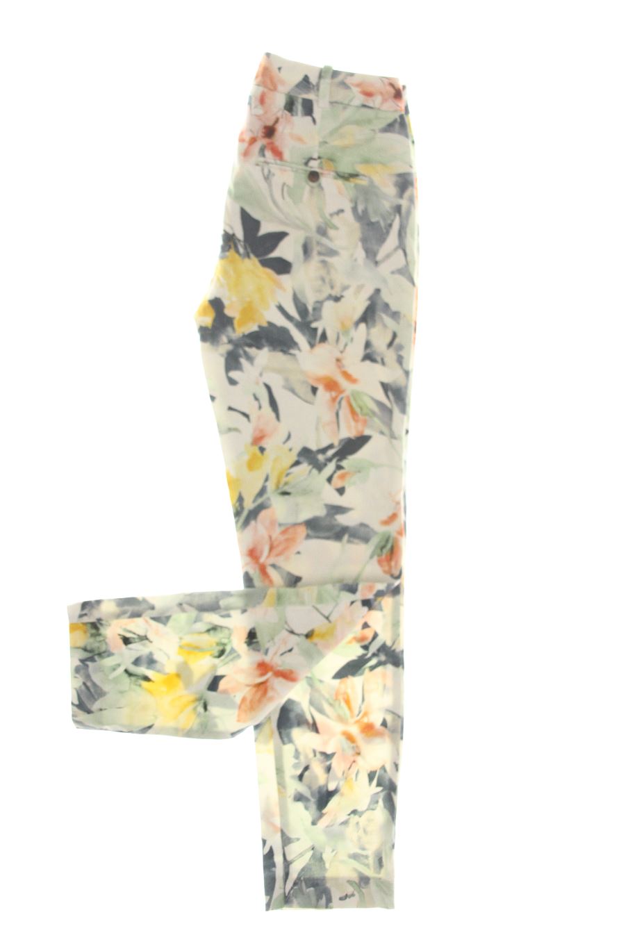 Pantalones de Zara de la talla 34, de color flores