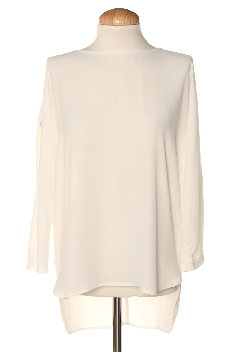 Langärmelige Bluse von Muse Größe M, Farbe Weiss, für