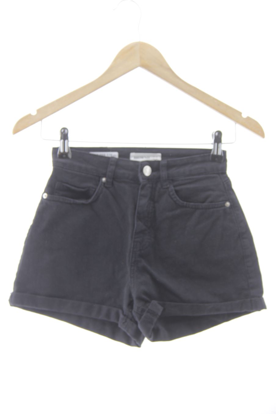 Shorts Brownie de la taille 32, de couleur noir de denim