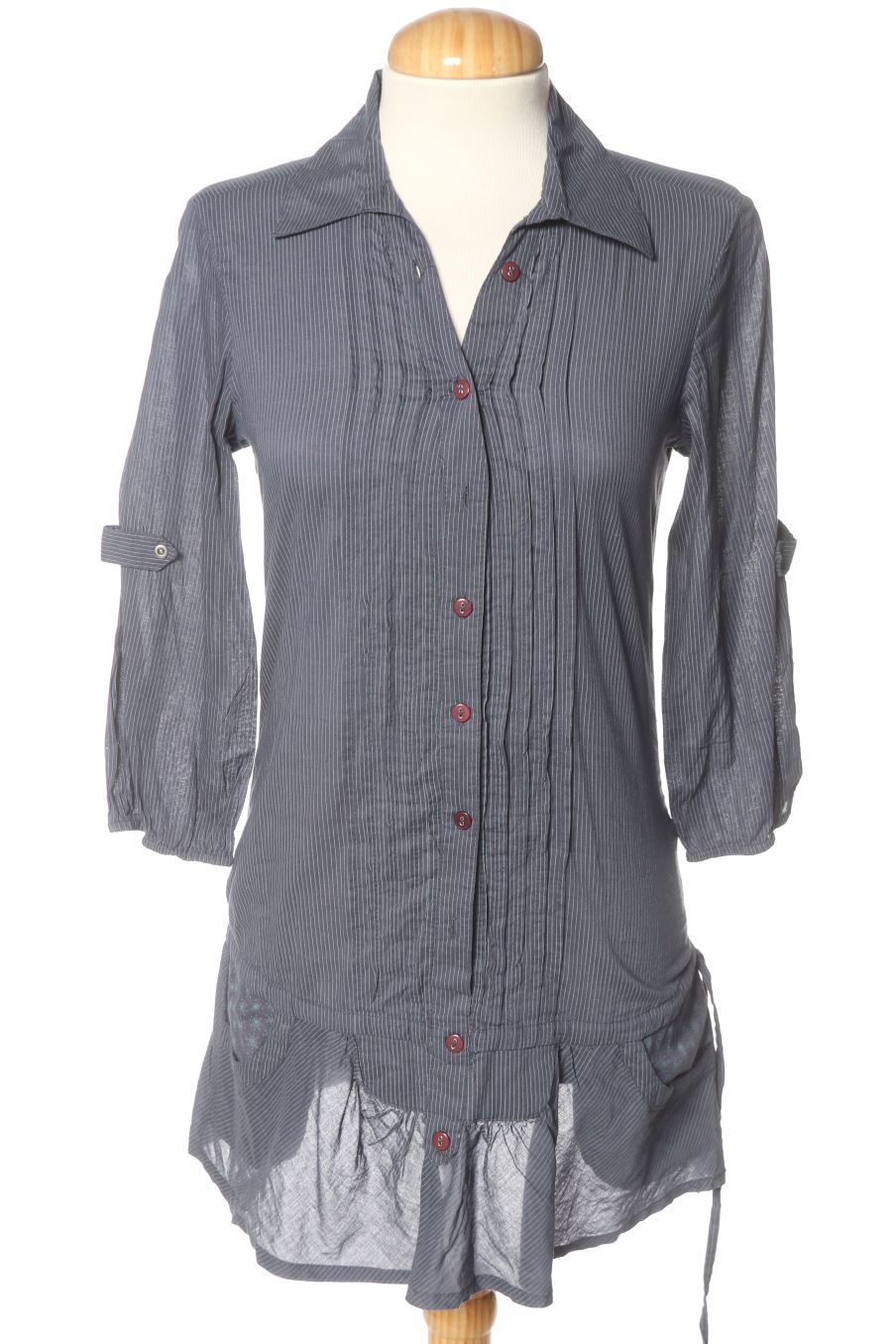 Camisa de Pull & Bear de la talla S, de color azul