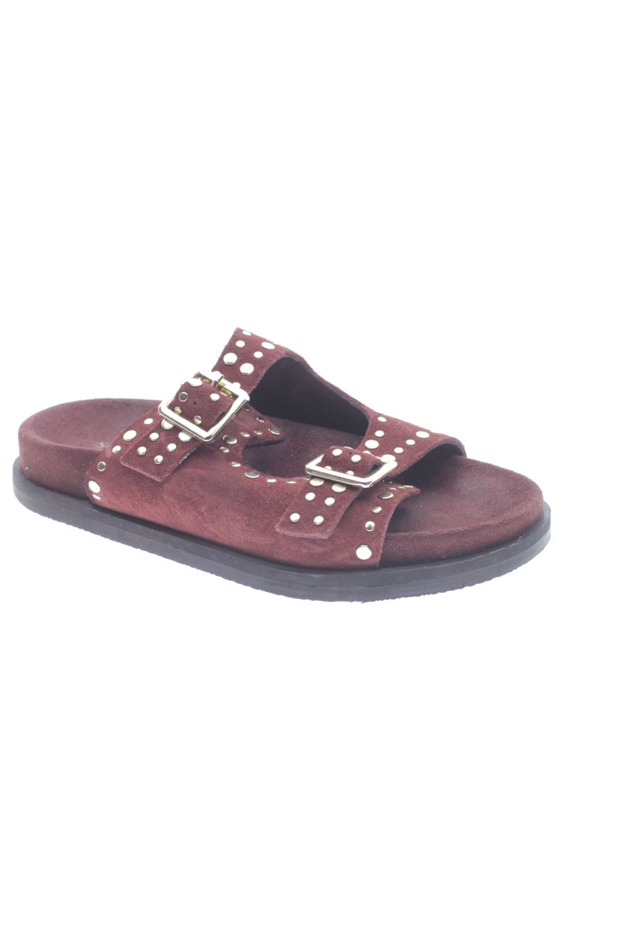 Sandalias planas de Scalpers de la talla 36, de color bordeaux