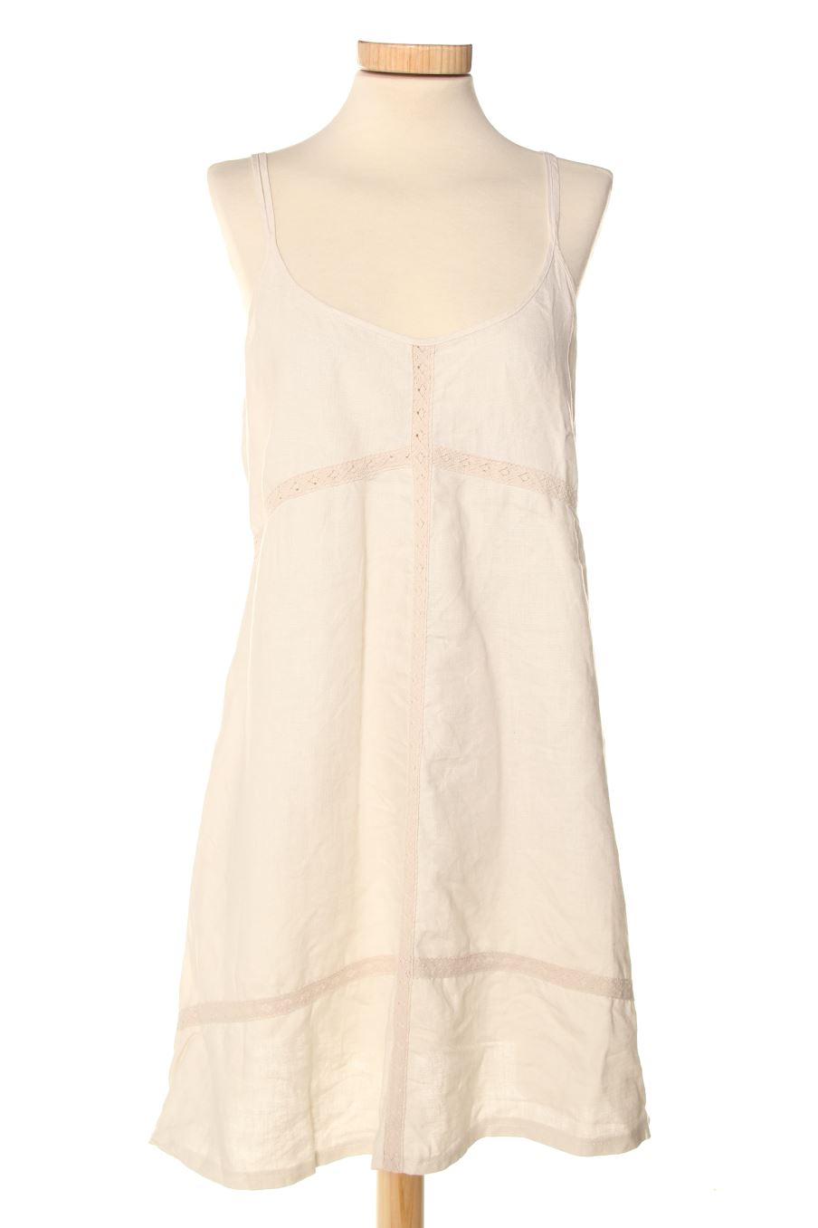 Robe casual Amichi de la taille M, de couleur beige