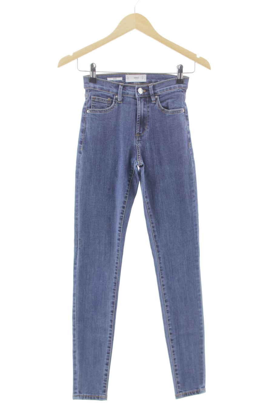 Jeans de Mango de la talla 32, de color blu
