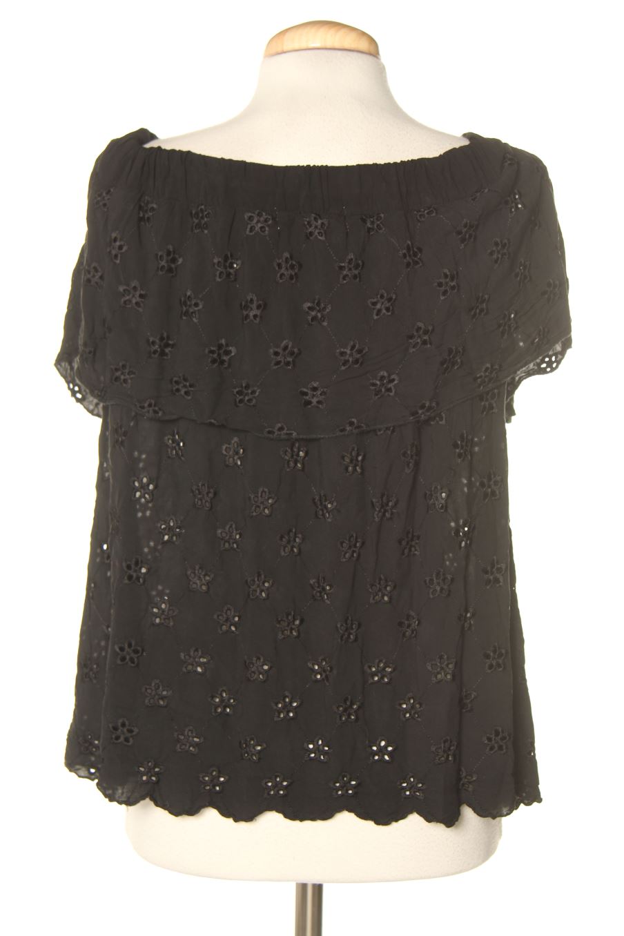 Blouse à manches courtes Algo Bonito de la taille M, de couleur noir