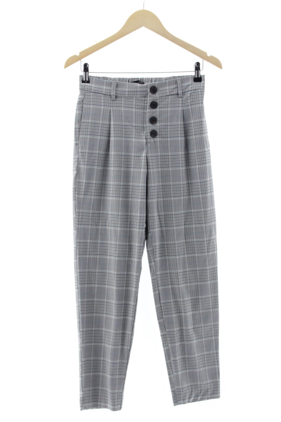 Pantalón de Trafaluc de la talla XS, de color cuadros