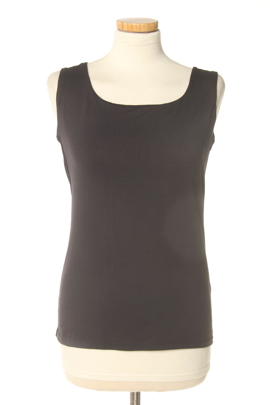 Camiseta sin mangas de Zara de la talla L, de color azul marino