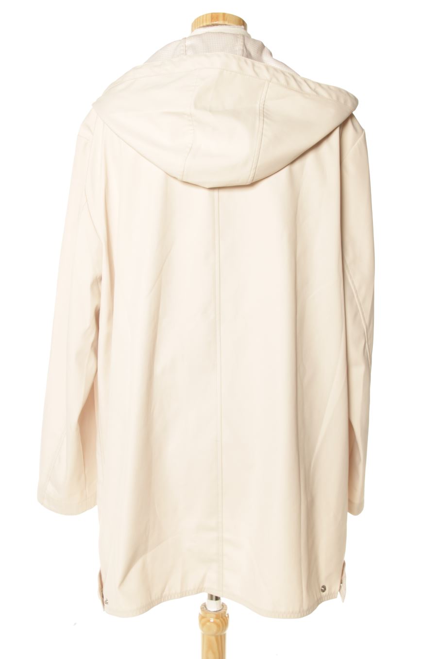 Chubasquero de claude havrey de la talla XL, de color beige
