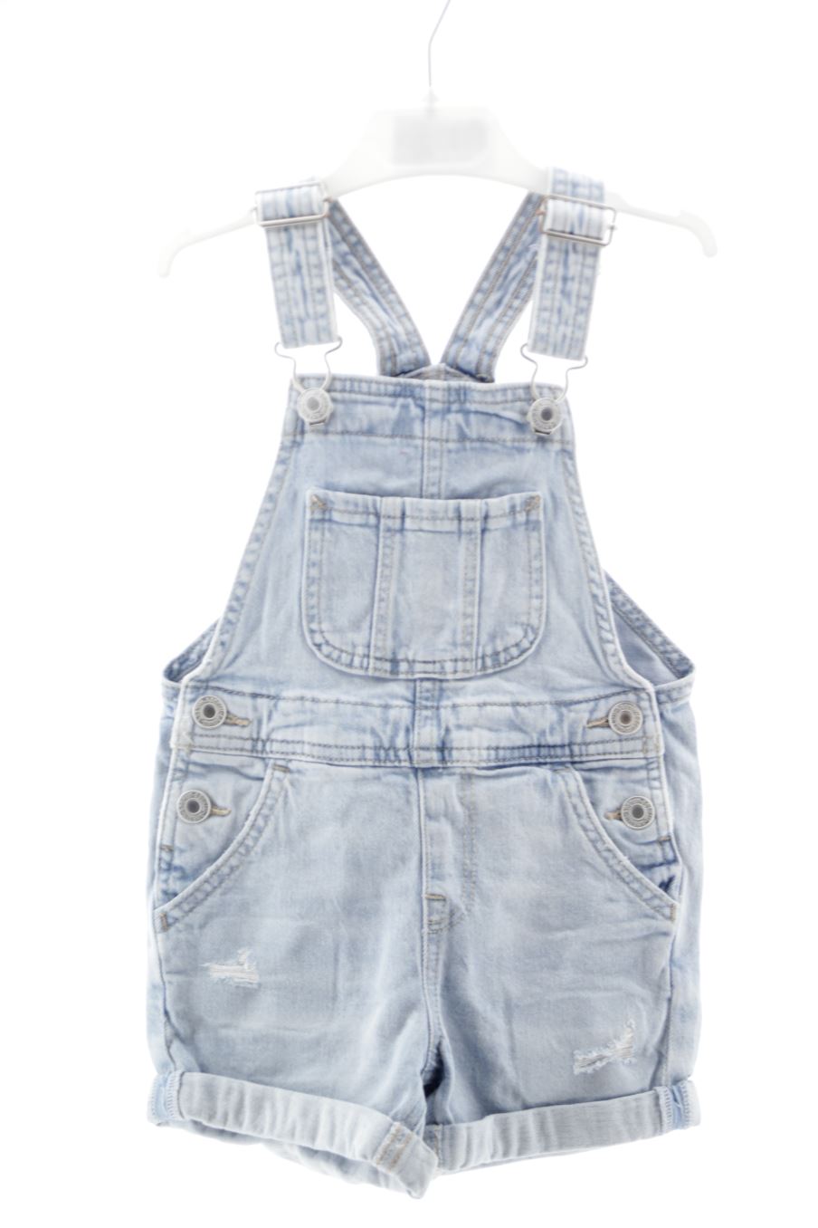 Pantalones de peto de H&M de la talla 3 años de denim de segunda mano