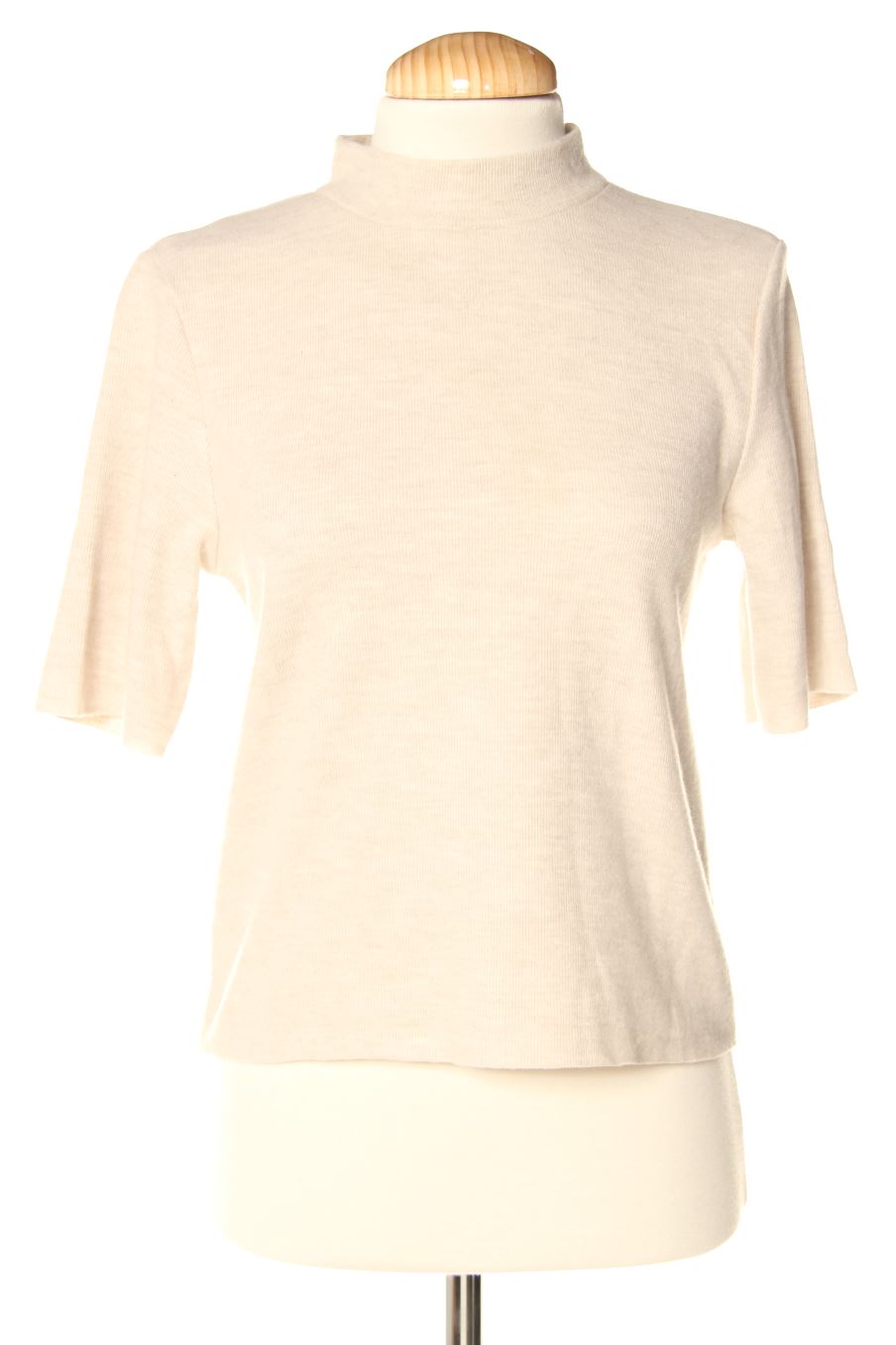 T-shirt Pull & Bear de la taille S, de couleur beige