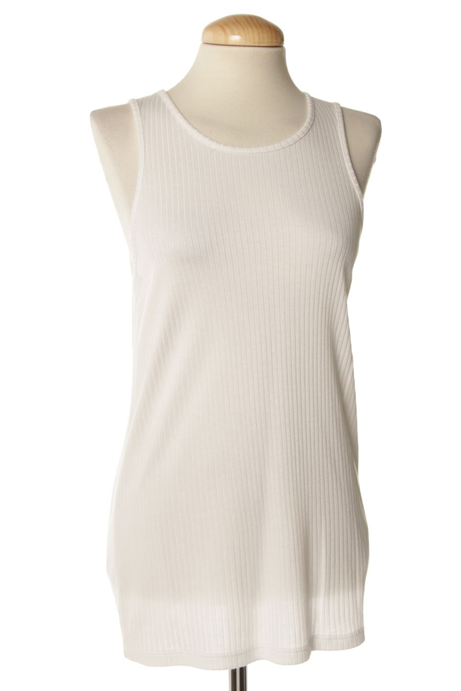 Camiseta sin mangas de Caroll de la talla M, de color blanco