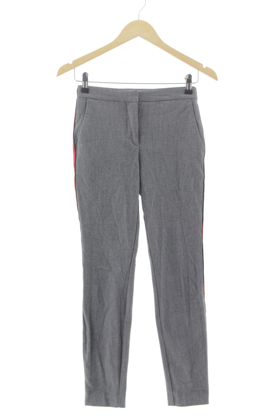 Pantalón de Zara de la talla XS, de color gris