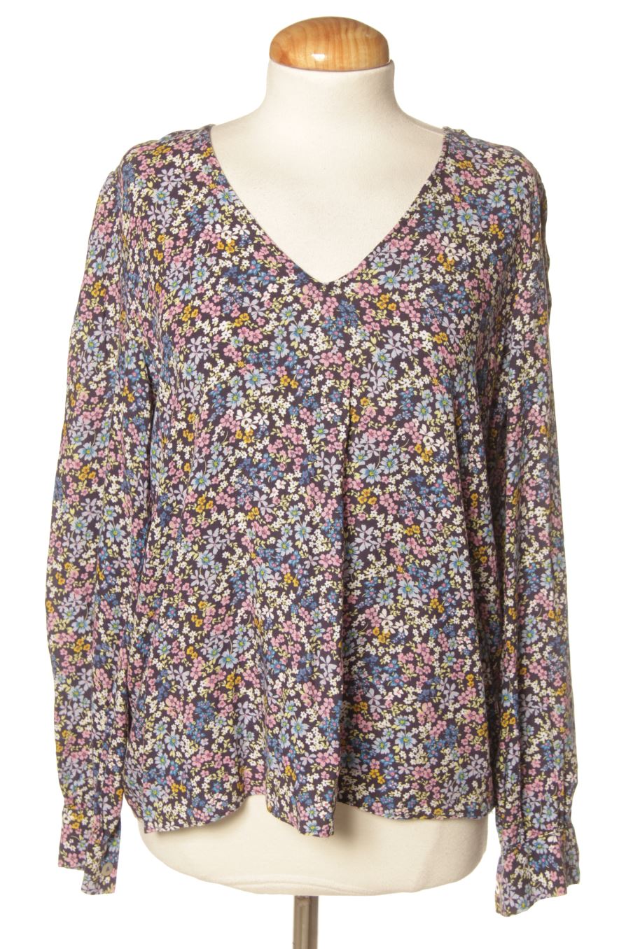 Blouse à manches longues Springfield de la taille 40, de couleur fleurs