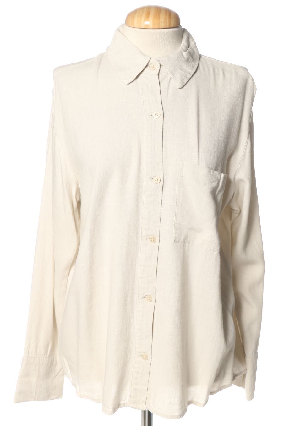 Camicia de H&M de la talla XS, de color beige