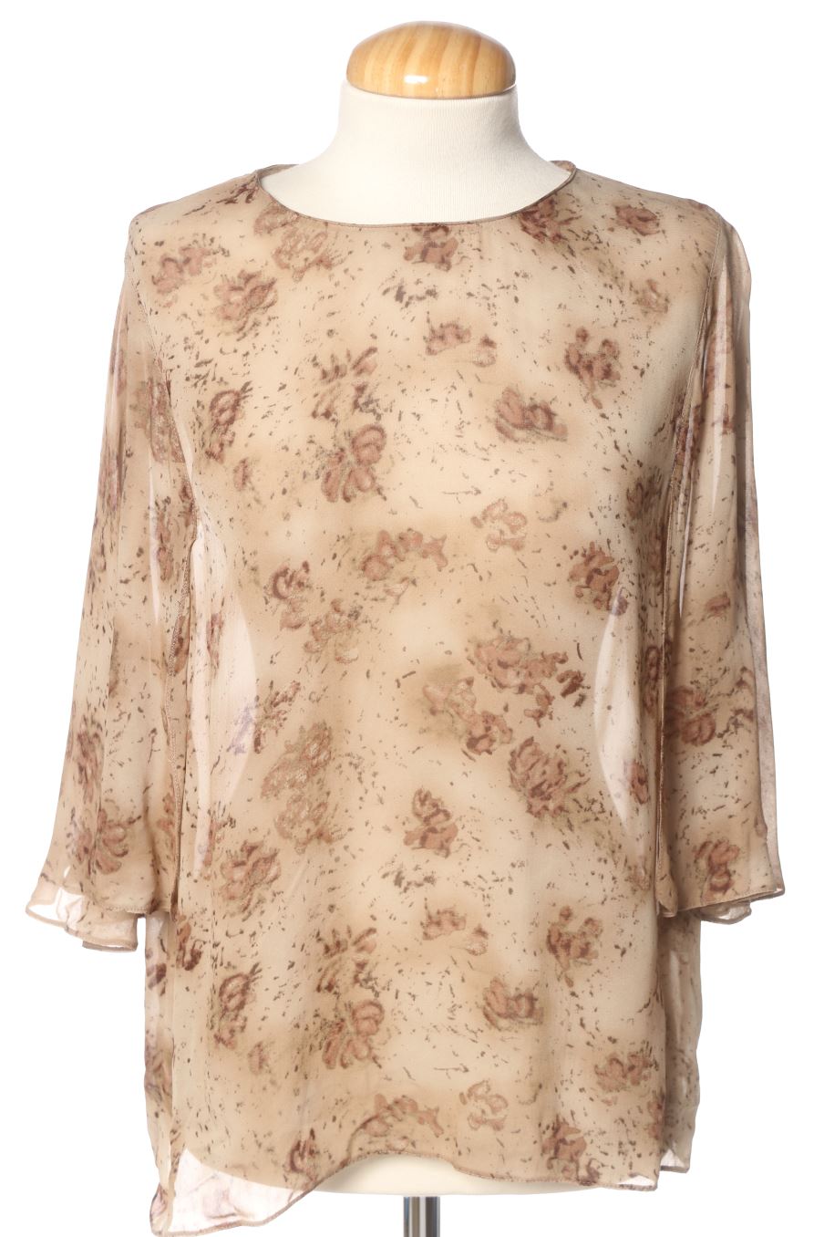 Langärmelige Bluse von Zara Größe M, Farbe Grau, für