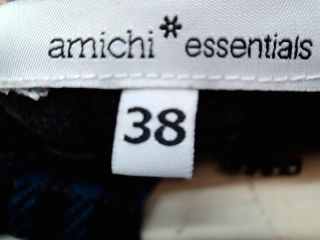 Jeans von Amichi Größe 38, Farbe Schwarz, aus Jeanskleidung für
