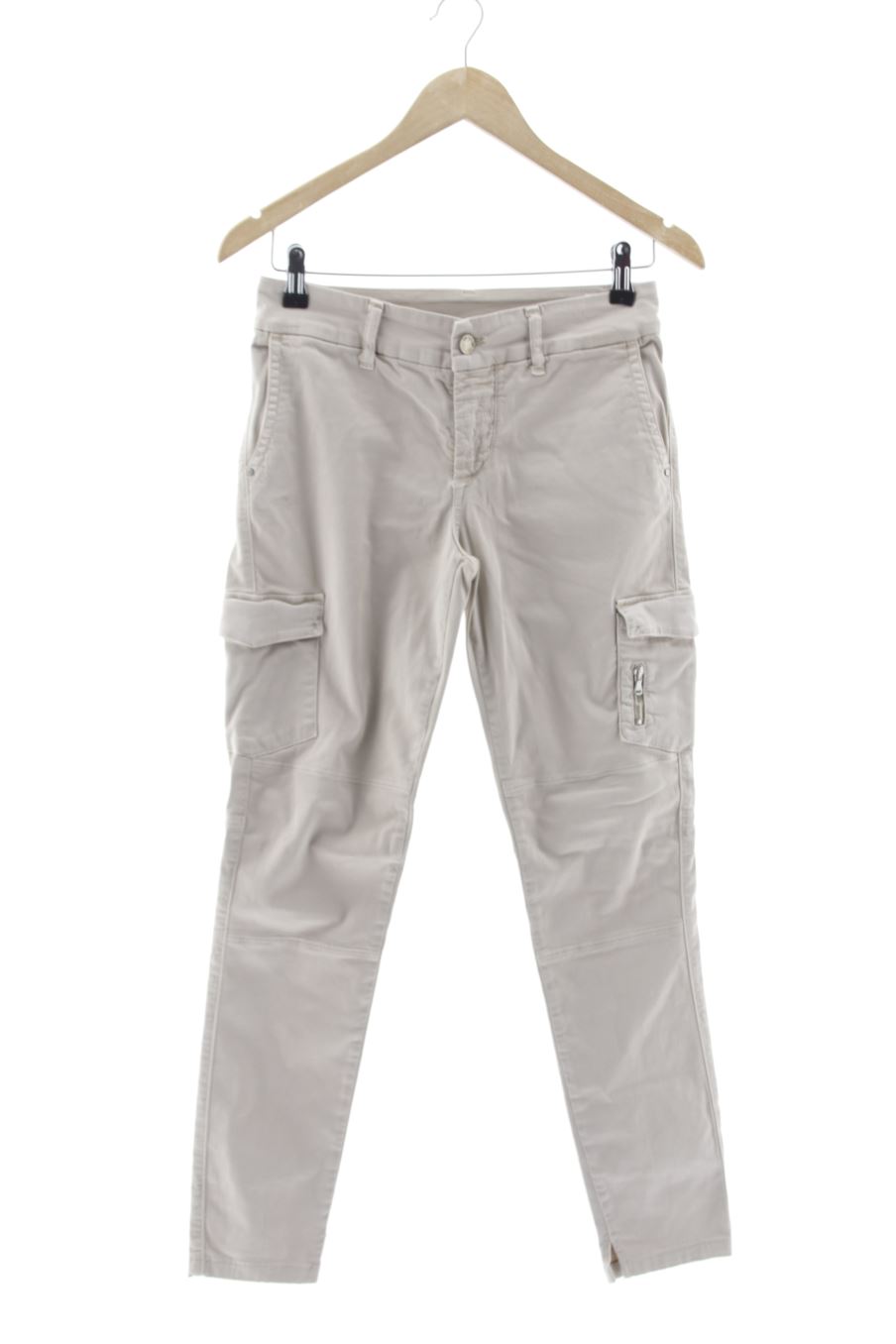Vaquero de S.Q.S de la talla 36, de color beige de ropa vaquera