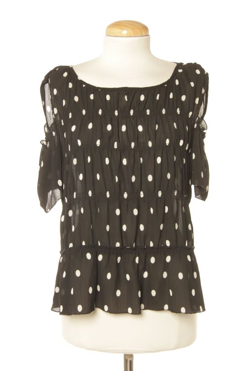 Blusa a maniche corte