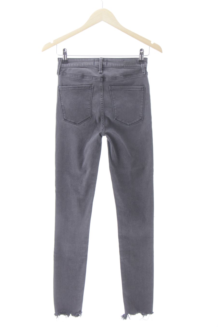 Jeans Abercrombie & Fitch de la taille 34, de couleur gris de denim