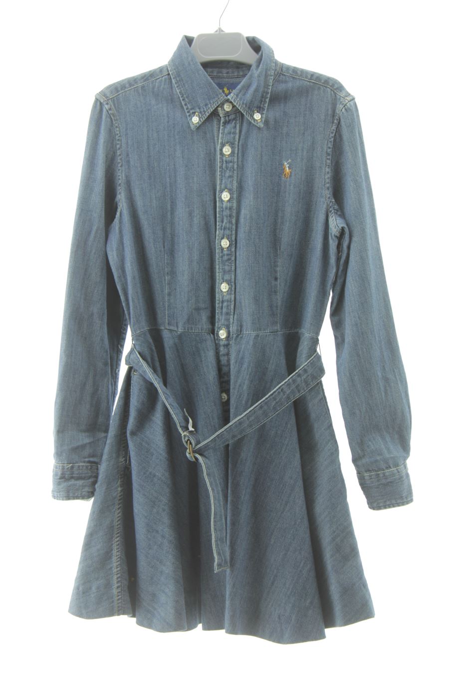 Vestido de Polo Ralph Lauren de la talla 10 años de denim de segunda mano