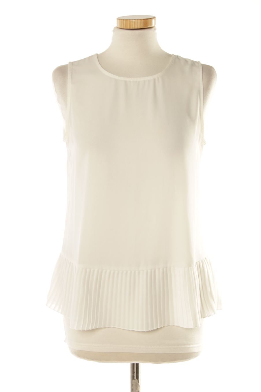 Blouse à manches courtes Tiffosi de la taille S, de couleur blanc