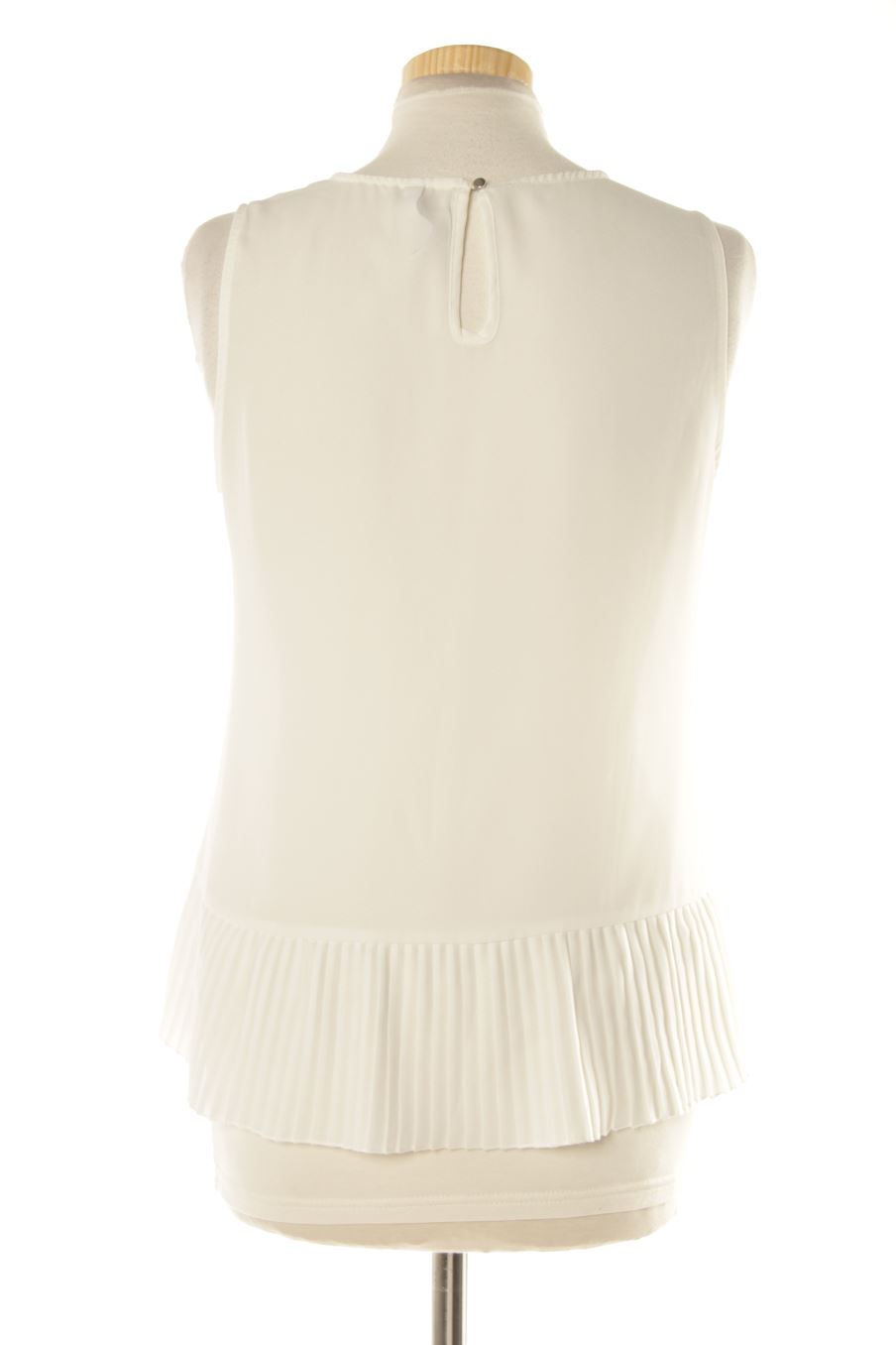 Blouse à manches courtes Tiffosi de la taille S, de couleur blanc