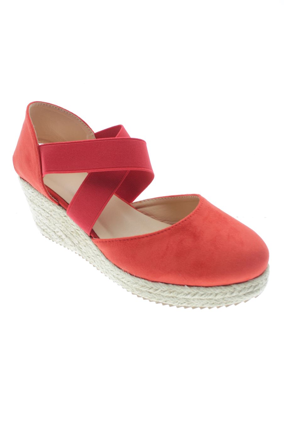 Plataformas de PERCENTIL de la talla 38, de color rojo de
