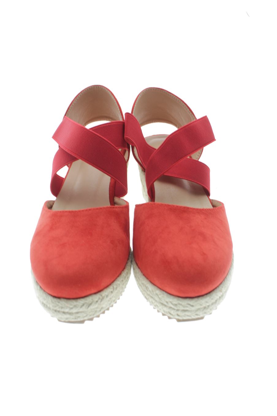 Plataformas de PERCENTIL de la talla 38, de color rojo de