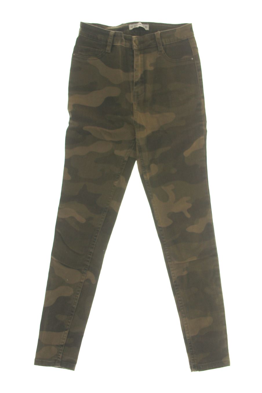 Jeans de Pull & Bear de la talla 34, de color verde