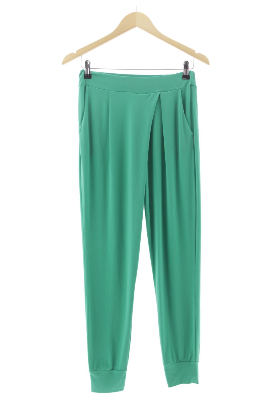 Pantalón Casual de Made in italy de la talla XS, de color verde