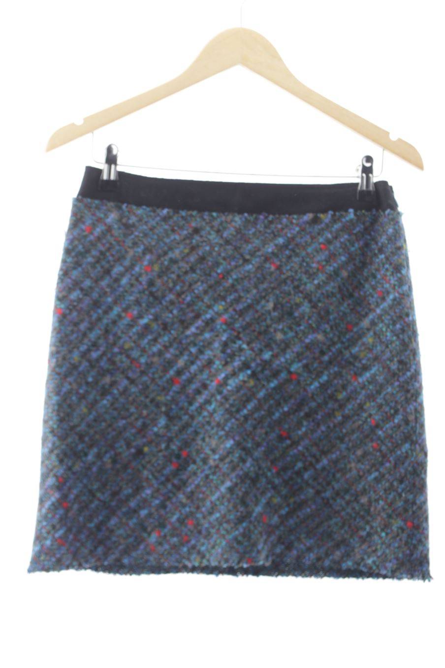 Aufwändiger Rock von Benetton Größe 44, Farbe Aufdruck, für