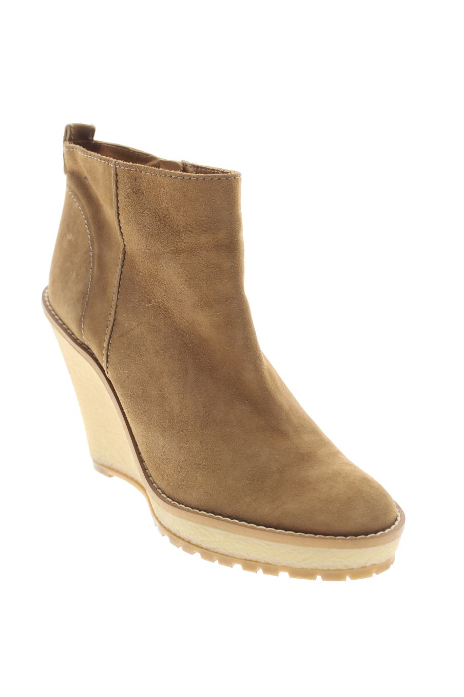 Botines de Zara de la talla 41, de color marrón de