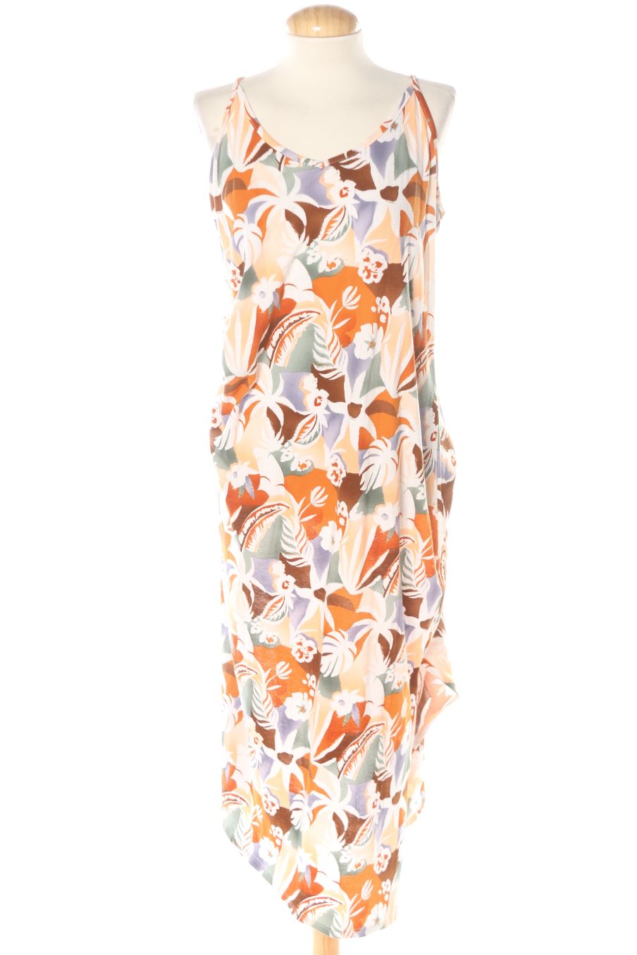 Robe casual Surkana de la taille M, de couleur fleurs