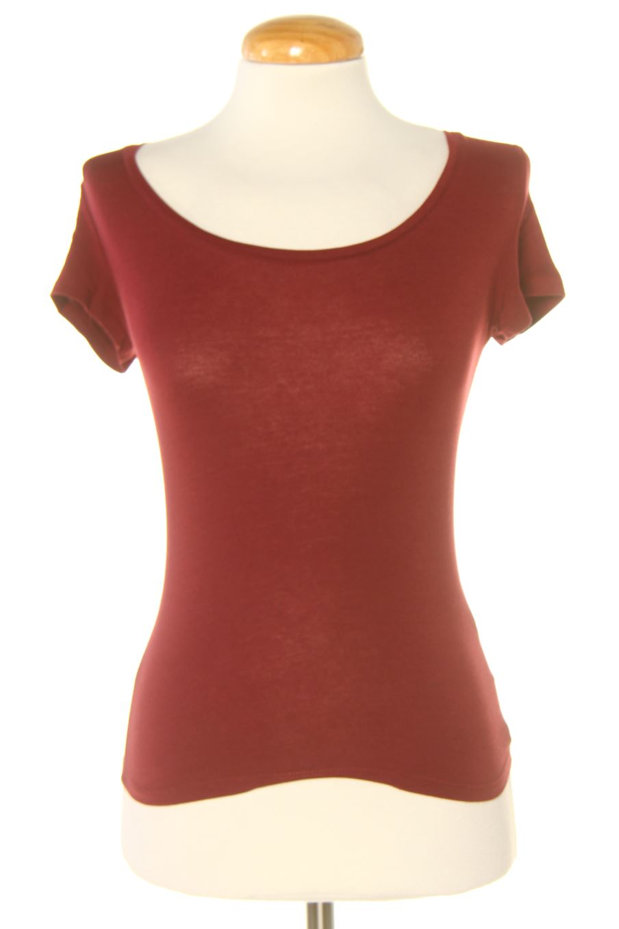 Aufwändiges Top von Bershka Größe M, Farbe Bordeaux, für