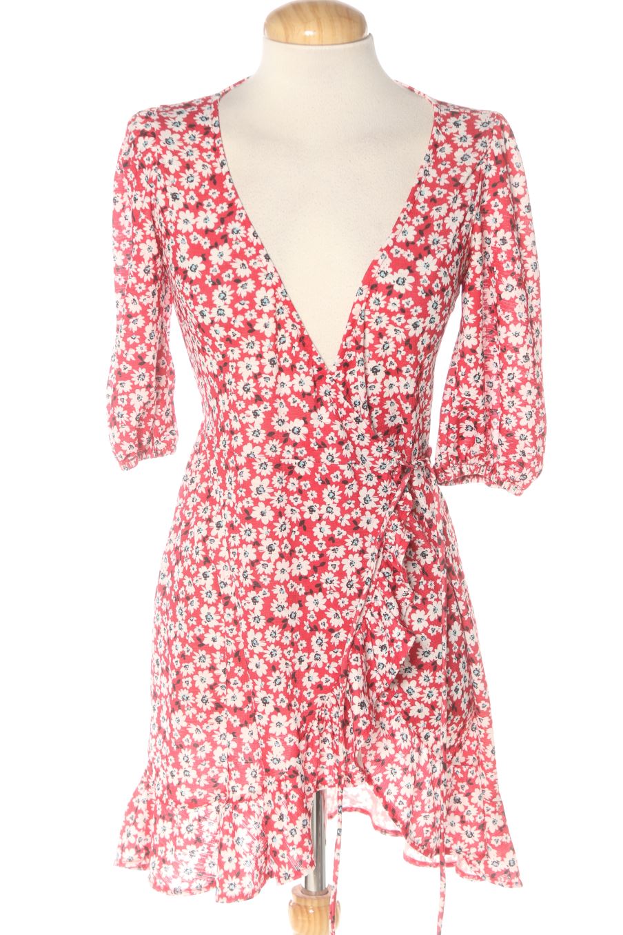 Robe casual Bershka de la taille XS, de couleur fleurs