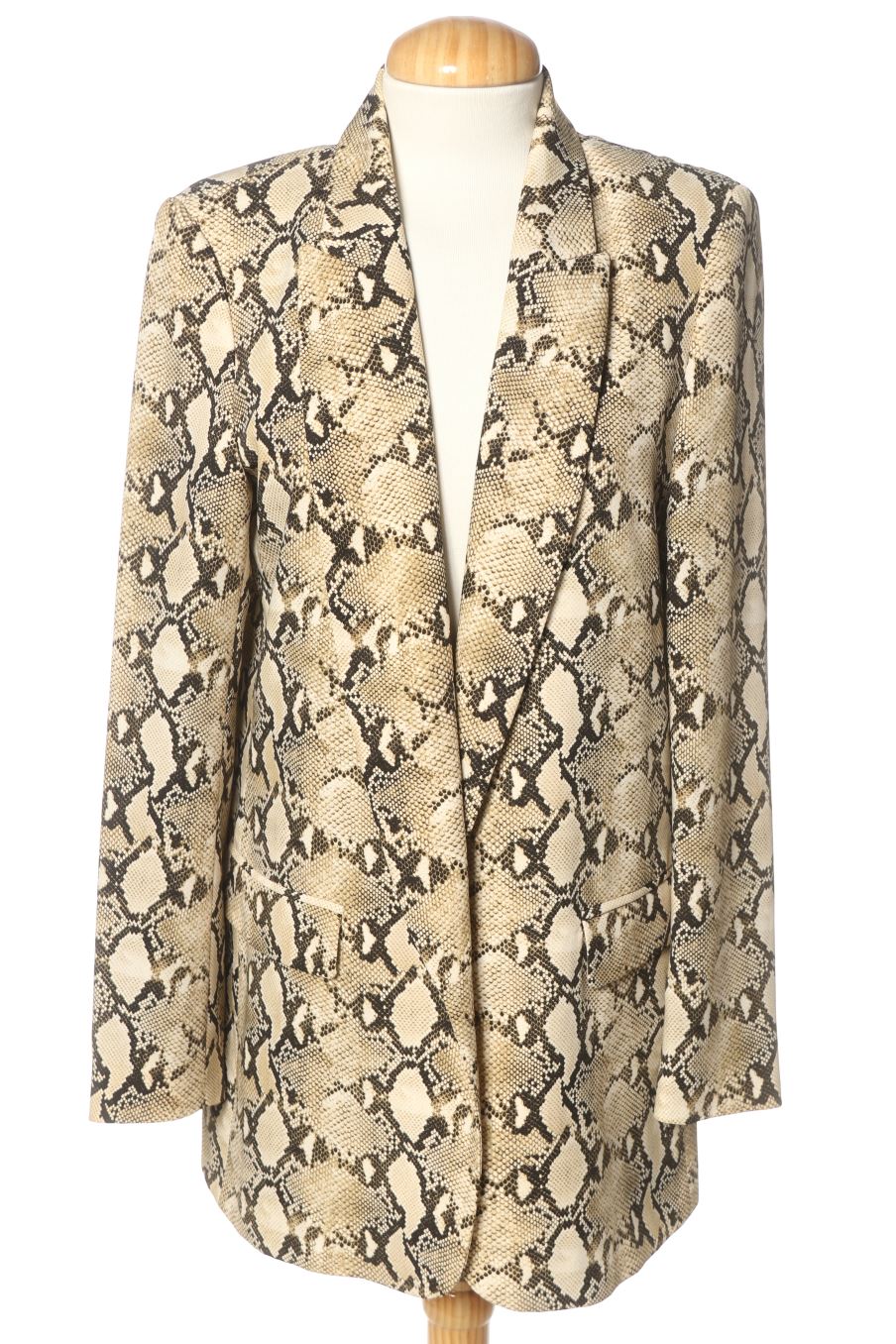 Blazer de Zara de la talla S, de color animal print