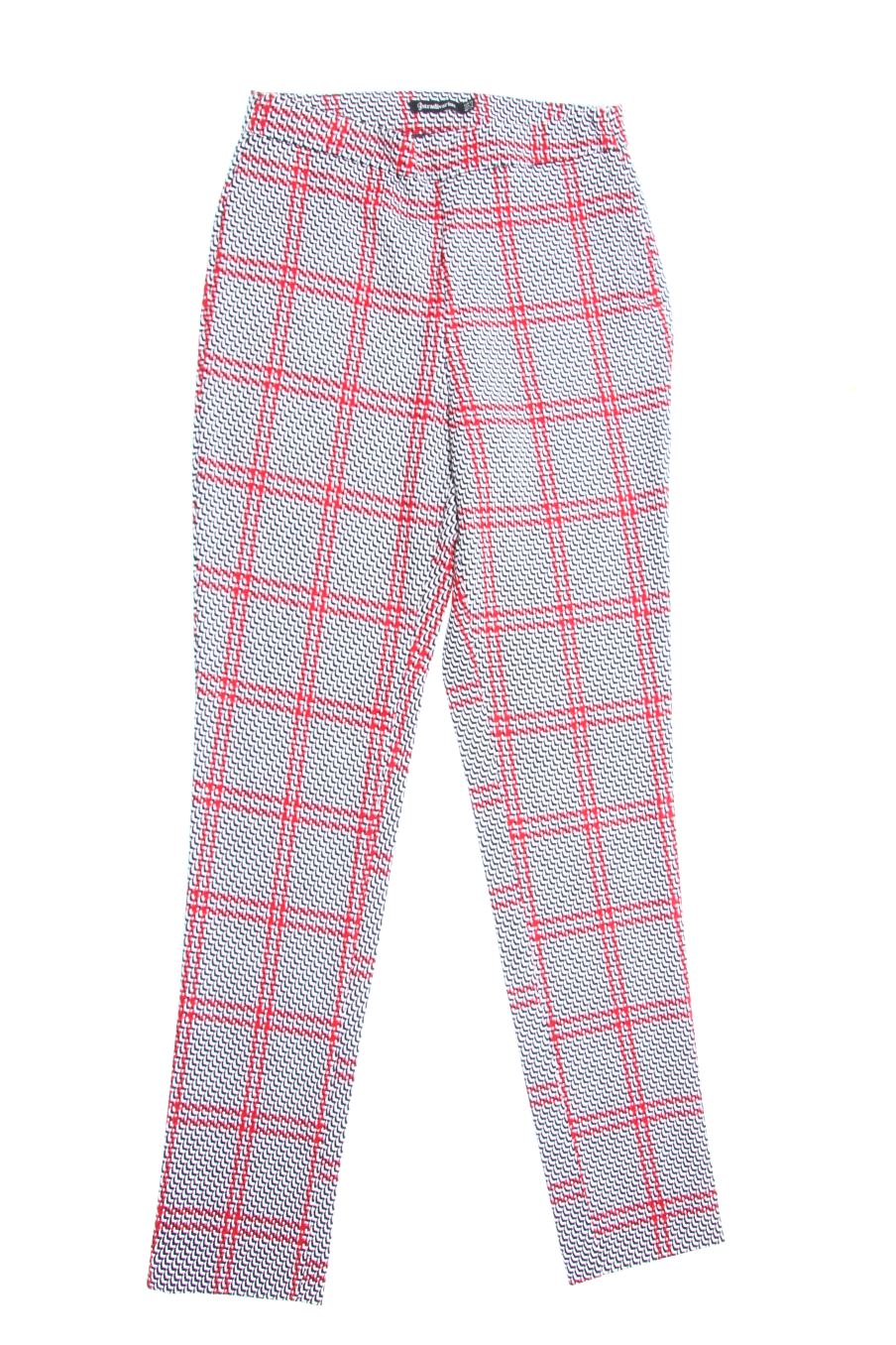 Pantalón Casual de Stradivarius de la talla 34, de color cuadros