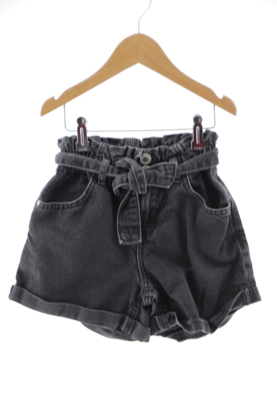 Vaquero corto de Zara de la talla 7 años de denim