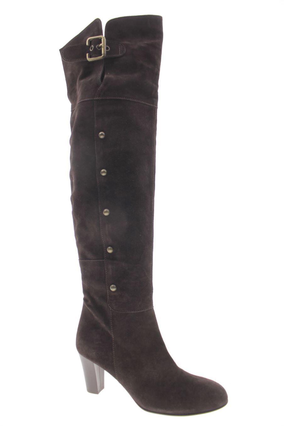Bottines Marron Foncé FLAVIO Menorca Pointure 37 – Cuir Véritable, Talon 2 Cm – Occasion En Bon état