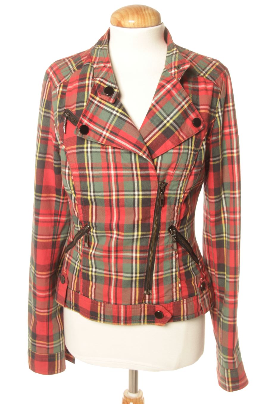 Blouson trf (ZARA) de la taille M, de couleur carreaux