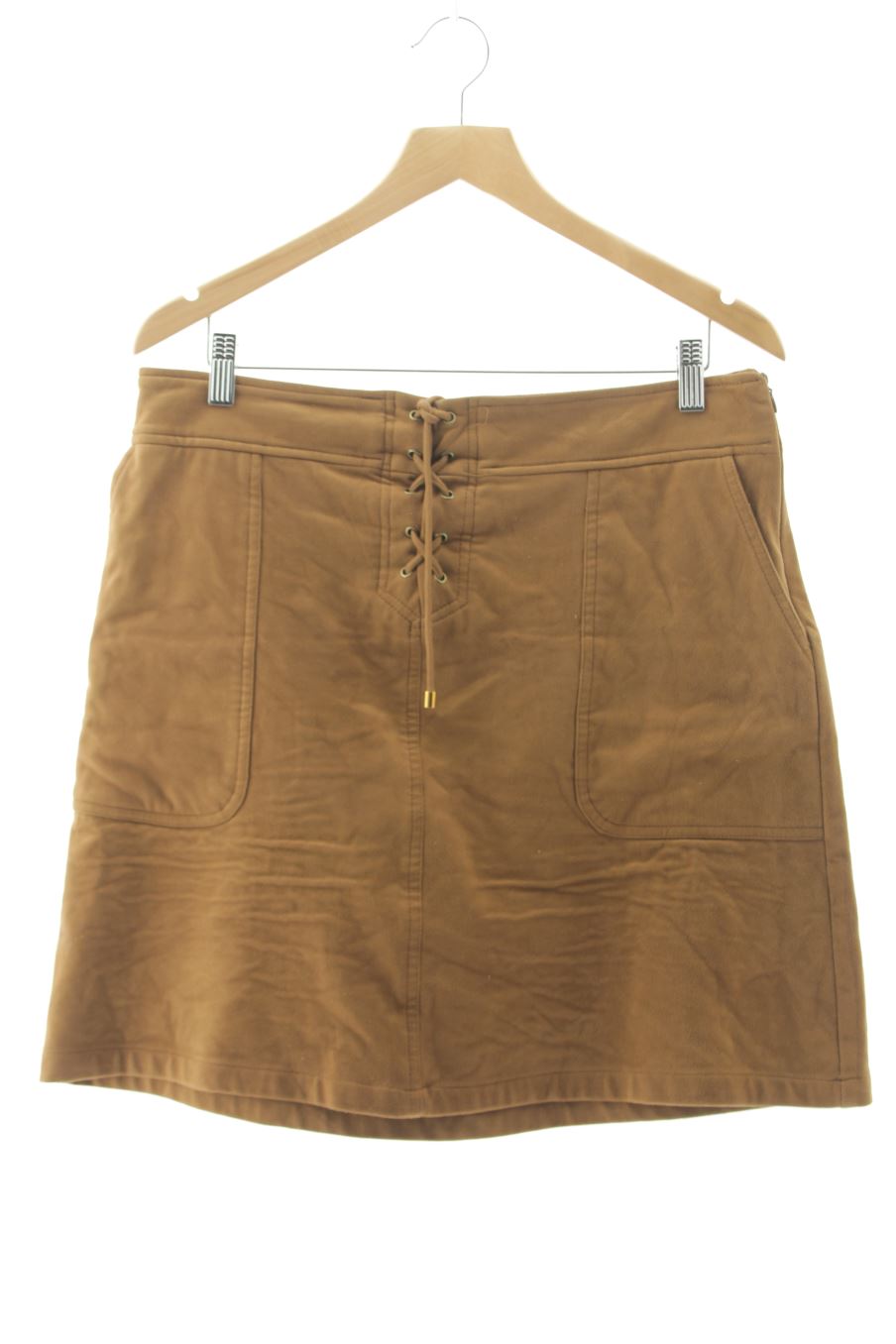Jupe Cortefiel de la taille L, de couleur marron