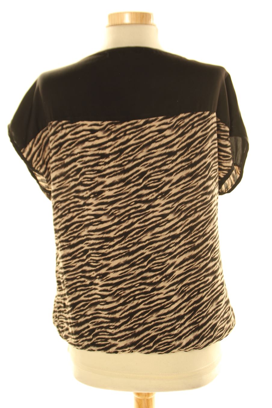Blouse à manches courtes Encuentro de la taille S, de couleur animal print