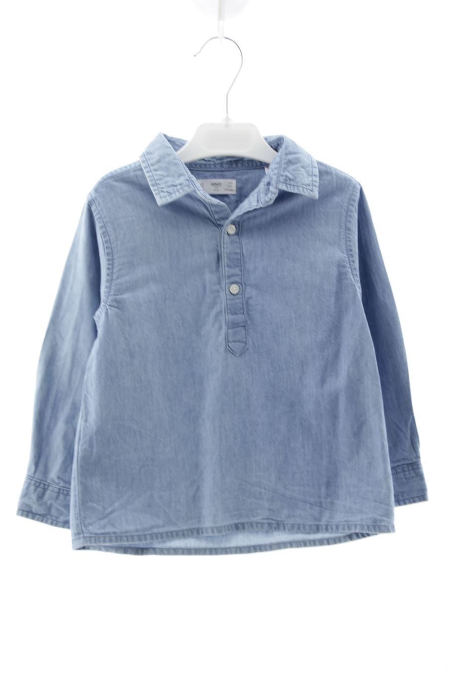 Chemise manches longues Mango de la taille 3 ans de denim de seconde main