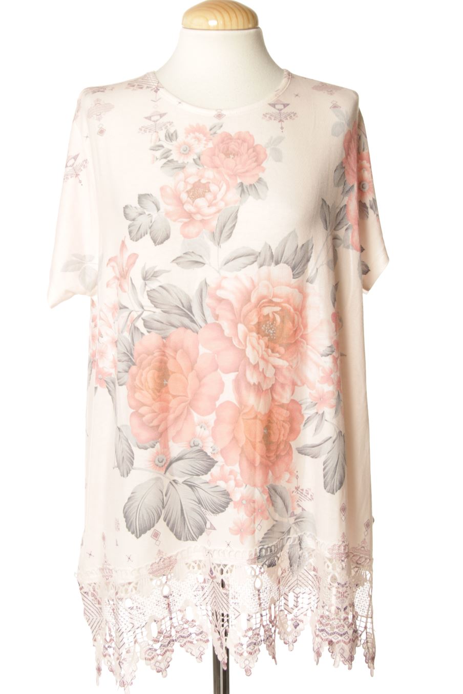 T-shirt Sweet Lady de la taille M, de couleur fleurs